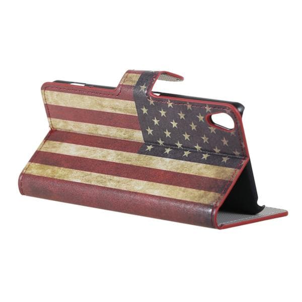 Plånboksfodral Sony Xperia E5 - Flagga USA