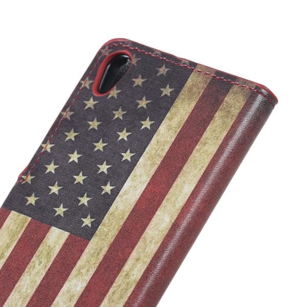Plånboksfodral Sony Xperia E5 - Flagga USA