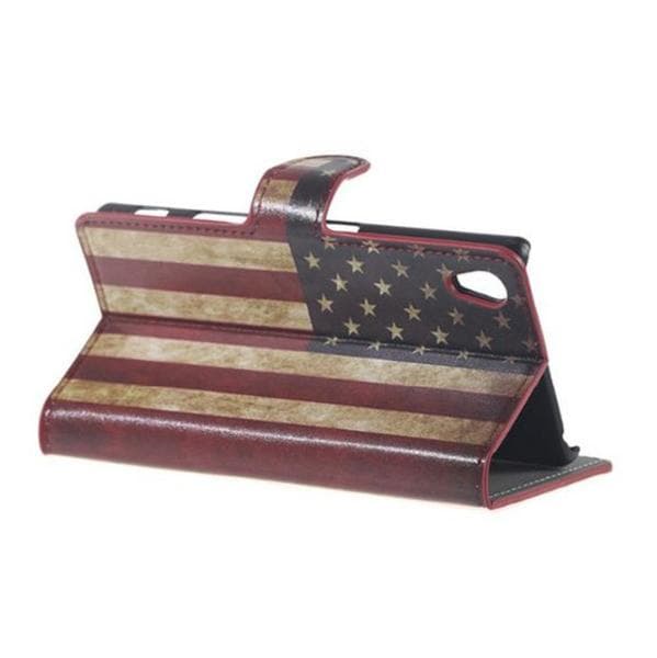Plånboksfodral Sony Xperia Z5 - Flagga USA