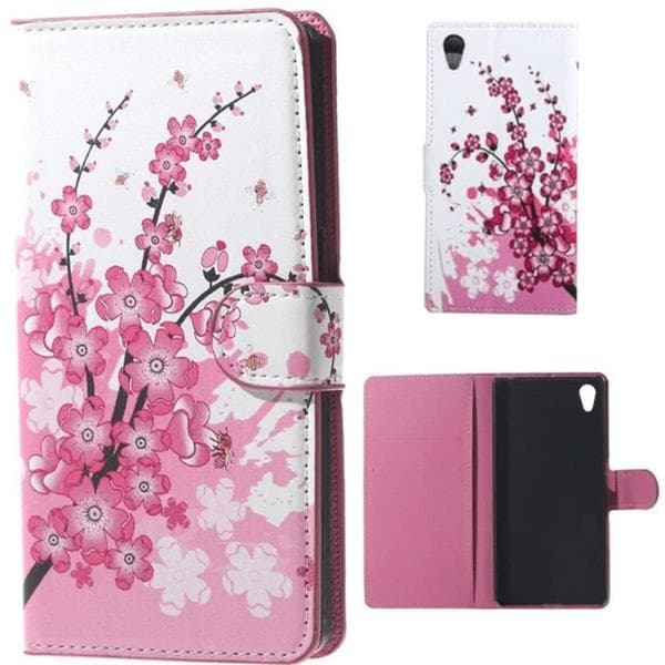 Plånboksfodral Sony Xperia XA - Körsbärsblommor