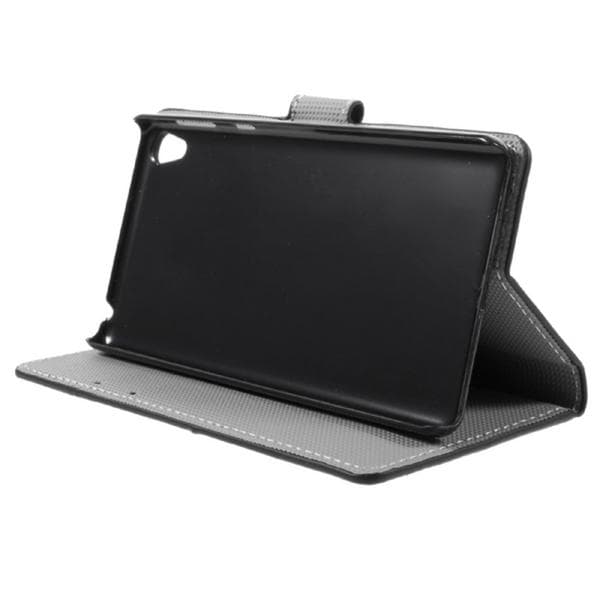 Plånboksfodral Sony Xperia E5 - Svart med Fjärilar