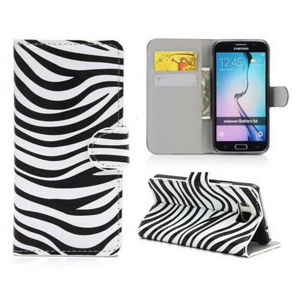 Plånboksfodral Samsung Galaxy S6 - Zebra