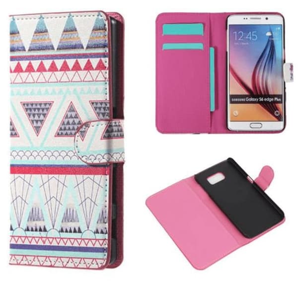 Plånboksfodral Samsung Galaxy S6 Edge Plus - Aztek