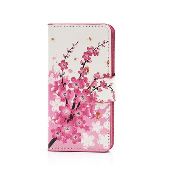 Plånboksfodral Samsung Galaxy S6 Edge - Körsbärsblommor