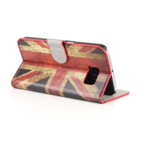 Plånboksfodral Samsung Galaxy S6 Edge - Flagga UK