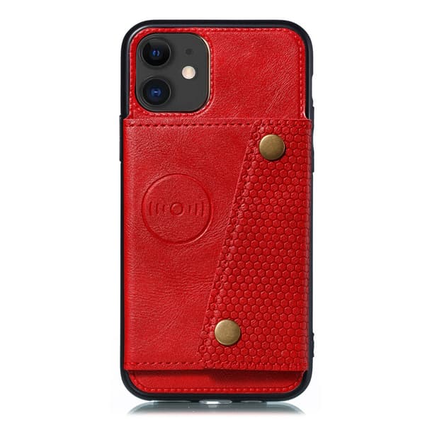 iPhone 12 Mini - Stilrent Retro Skal med Korthållare