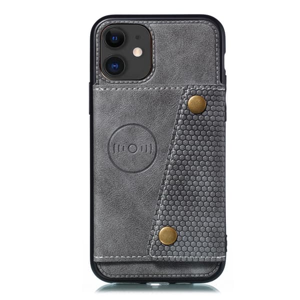 iPhone 12 Mini - Stilrent Retro Skal med Korthållare