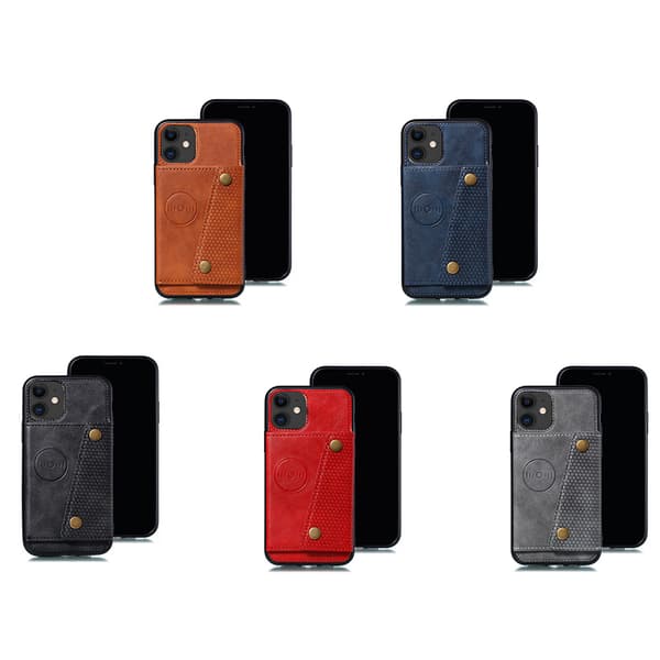 Smidigt Stilrent Skal med Kortfack - iPhone 12