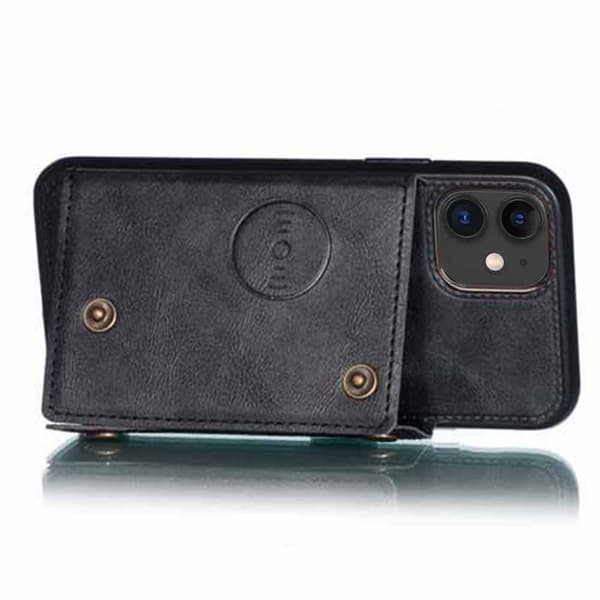 Smidigt Stilrent Skal med Kortfack - iPhone 12