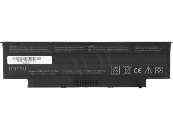 Bateria Mitsu do Dell 13R, 14R, 15R, 4400 mAh, 11.1 V (BC/DE-14R)