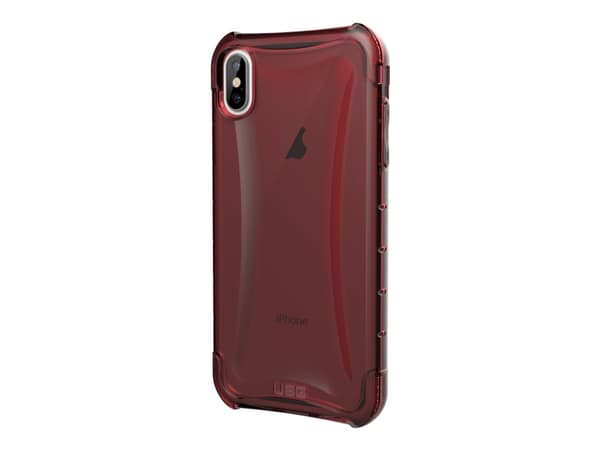 UAG Rugged Case for iPhone XS Max [6.5-inch screen] - Plyo Crimson - Baksidedeksel for mobiltelefon - karmosinrød - for Apple iPhone XS Max