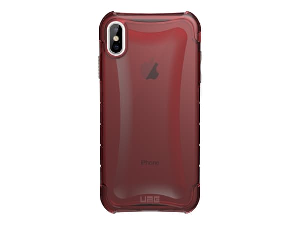 UAG Rugged Case for iPhone XS Max [6.5-inch screen] - Plyo Crimson - Baksidedeksel for mobiltelefon - karmosinrød - for Apple iPhone XS Max