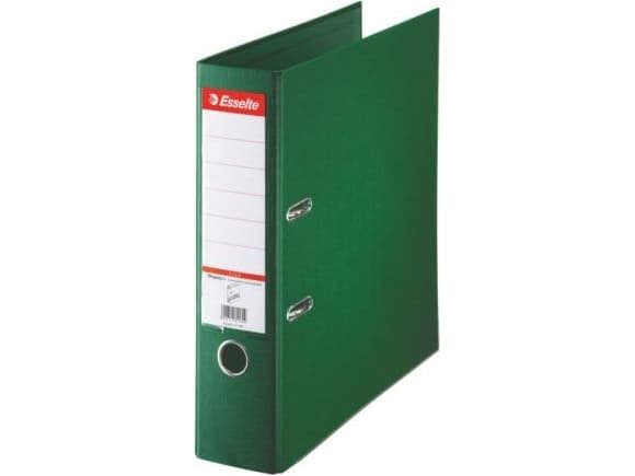 Esselte No.1 Power - Spakbågesfil - ryggbredd: 80 mm - för A4 Maxi - kapacitet: 550 ark - grön