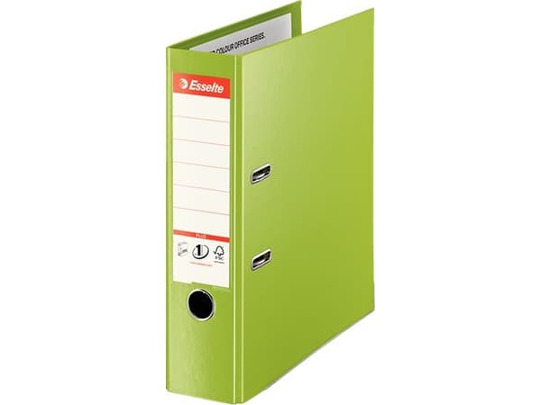 Esselte No.1 Power - Spakbågesfil - ryggbredd: 80 mm - för A4 Maxi - kapacitet: 550 ark - grön