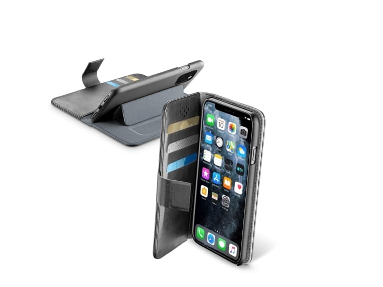 Cellularline BOOKAGENDAIPHXI, Flip case, Apple, iPhone 11 Pro, 14,7 cm (5.8"), Svart