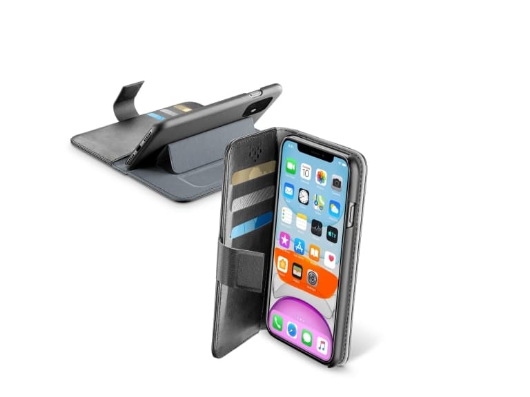 Cellularline BOOKAGENDAIPHXR2, Flip case, Apple, iPhone 11, 15,5 cm (6.1"), Svart
