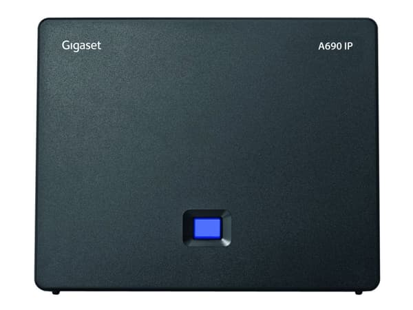 Gigaset A690 IP - Trådlös telefon/VoIP-telefon med nummerpresentation - DECT\GAP - SIP - svart