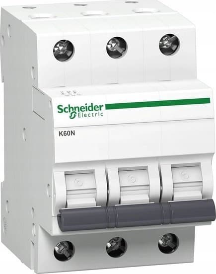 Schneider Electric effektbryter 3P C 50A 6kA AC K60N-C50-3 A9K02350
