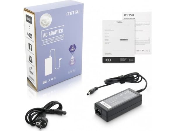 Mitsu 19V 3.42A (5.5x2.5) AC Adapter for Asus, Toshiba, Lenovo, MSI Notebook
