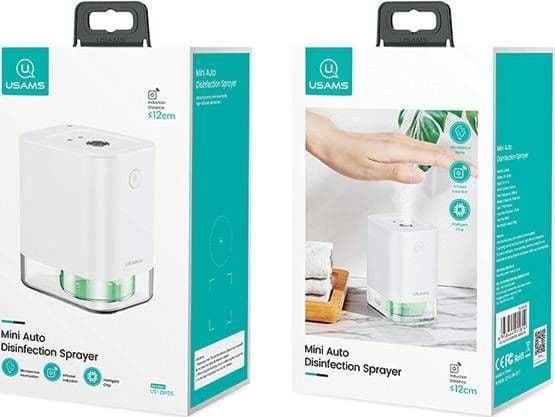 Usams soap dispenser USAMS Automatic Mini Sprayer white/white touchless dispenser ZB155XSJ02 (US-ZB155)