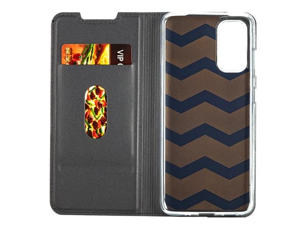 X-Shield - Lommebok for mobiltelefon - polyuretanlær - svart - for Samsung Galaxy S20, S20 5G