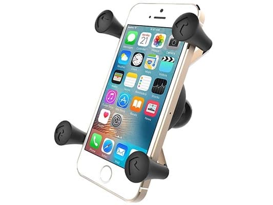 RAM Mount X-Grip - Tablet/UMPC - Passiivinen - Auto - Musta - Ruostumaton teräs - Apple iPhone 6 Apple iPhone 5s Apple iPhone 5c Apple iPhone 5 Apple