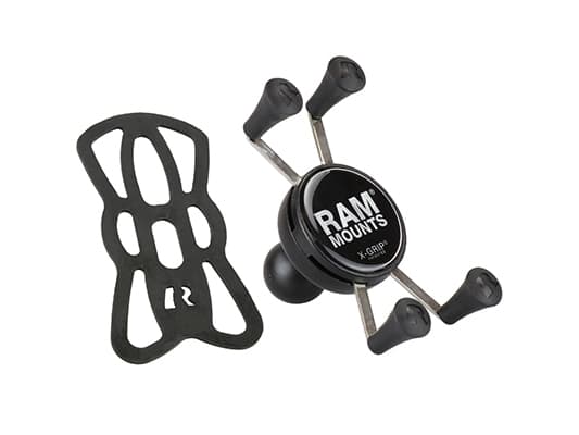 RAM Mount X-Grip - Tablet/UMPC - Passiivinen - Auto - Musta - Ruostumaton teräs - Apple iPhone 6 Apple iPhone 5s Apple iPhone 5c Apple iPhone 5 Apple