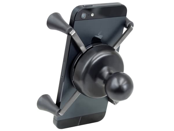 RAM MONTERS UNIVERSAL X-GRIP MOUNT, LITEN TELEFON, B-STØRRELSE BALL Sort