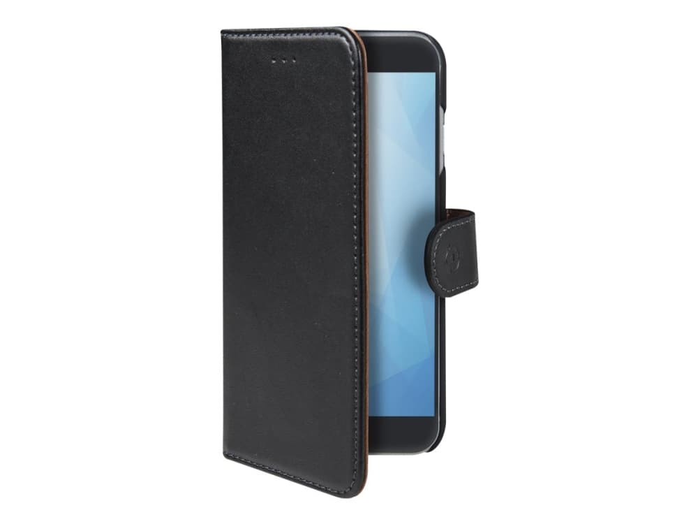 Celly Wally WALLY932 - Lommebok for mobiltelefon - fauxlær - svart - for Samsung Galaxy S20 FE, S20 FE 5G