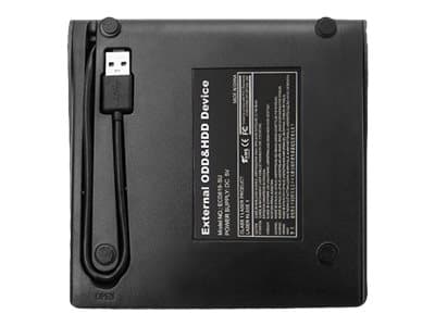 Qoltec - Tallennuspaketti - SATA - USB 2.0 - musta