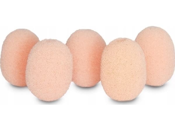 Rycote Lavalier Foams Beige (1 pack of 5)