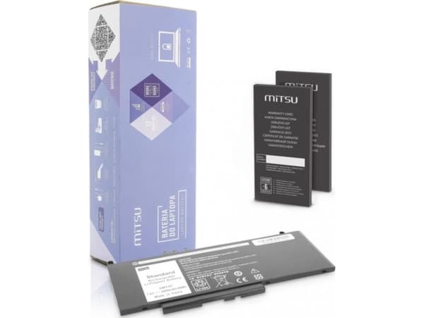 Mitsu Battery Battery for Dell Latitude E5470, E5570 - 7.6V (6000 mAh, 46 Wh) -BC/DE-E5470