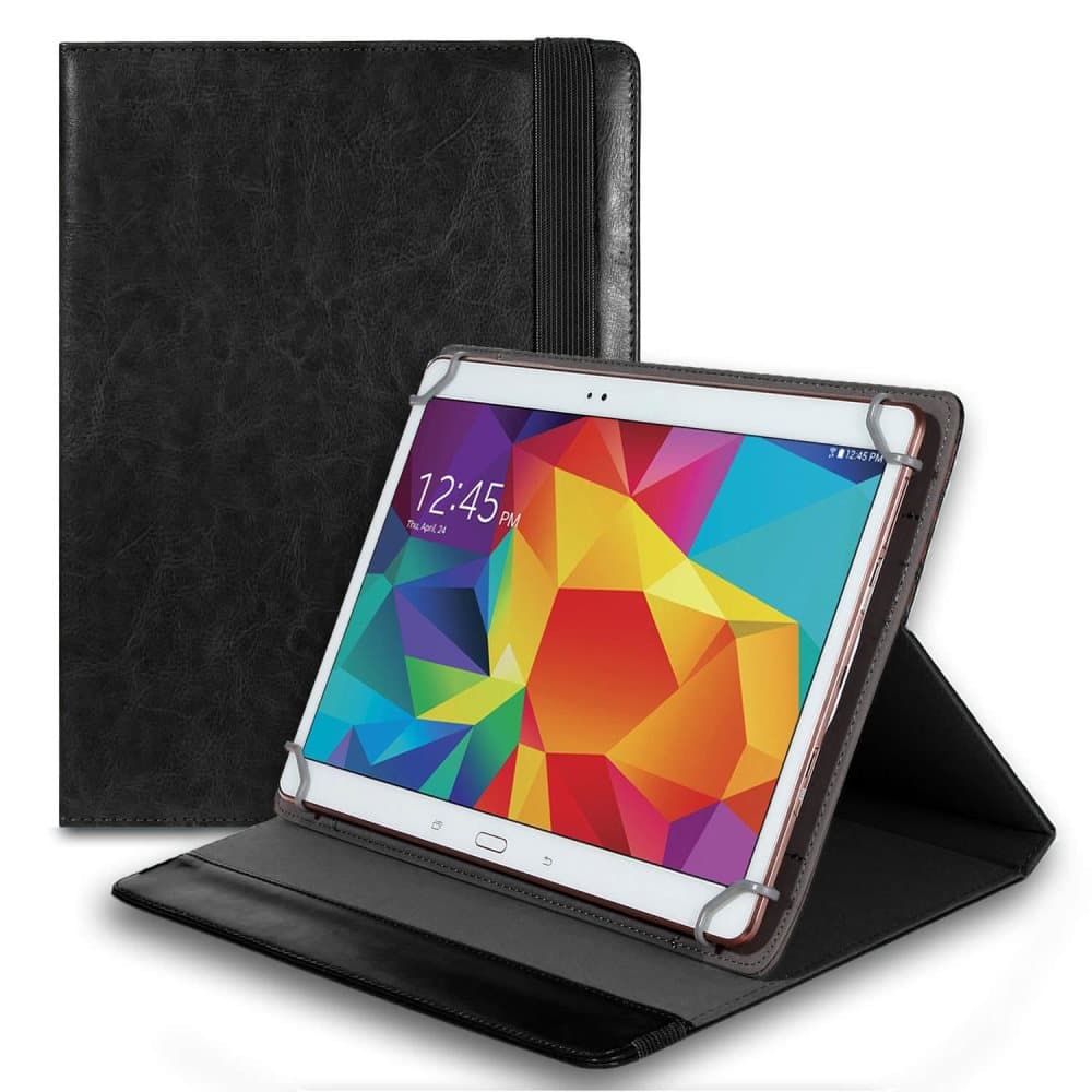 Case Tablet ür Universal 10 Inch | Musta Tekonahkakotelo |