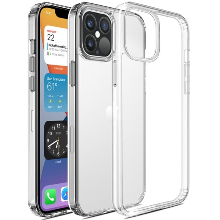 iPhone 12 Pro Max slimmat skal, Soft TPU Protection, Transparent