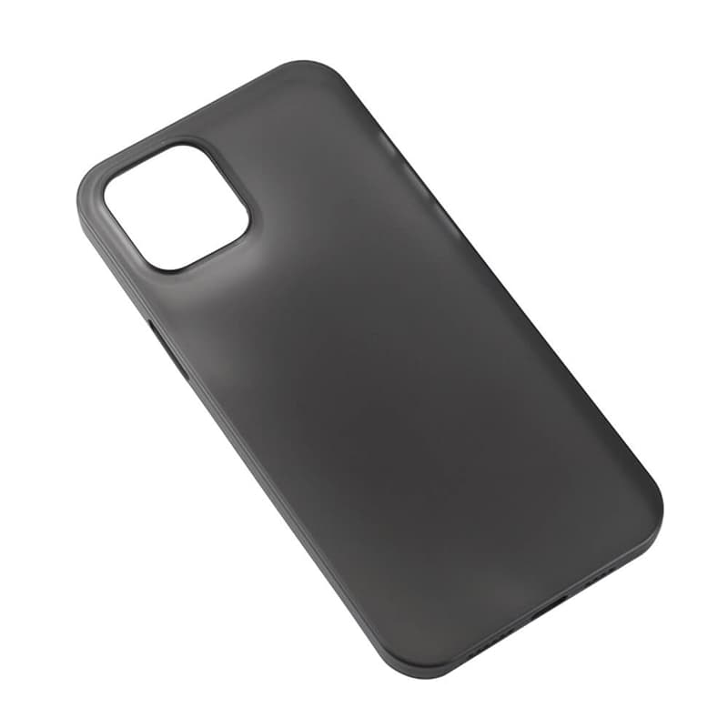 Gear Mobilskal Ultraslim Svart Semitransparent Iphone 12 Pro Max