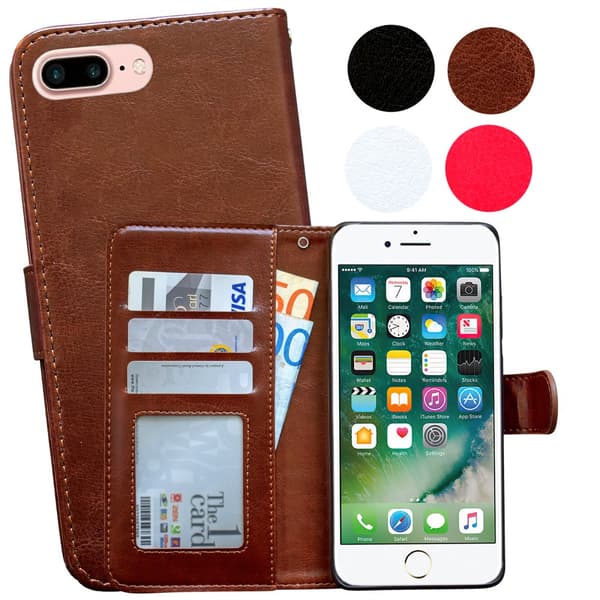 iPhone 7 Plus / 8 Plus - Læder cover / Beskyttelse - Dream Catcher Pink