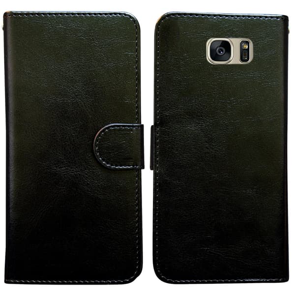 Samsung Galaxy S7 Edge - Læder cover / Beskyttelse