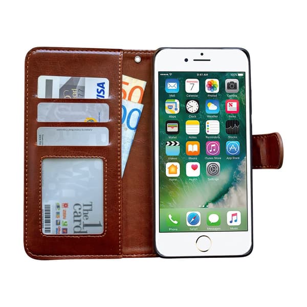 iPhone 7/8/SE (2020 & 2022) - Nahkakotelo / Suoja