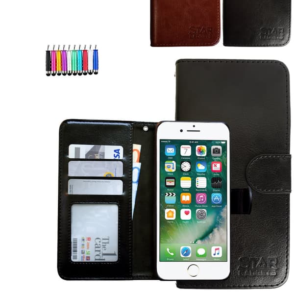 iPhone 7/8/SE (2020 & 2022) - Nahkakotelo / Suoja