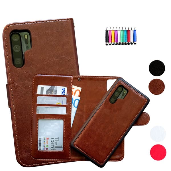 Huawei P30 Pro - Læder cover / Beskyttelse