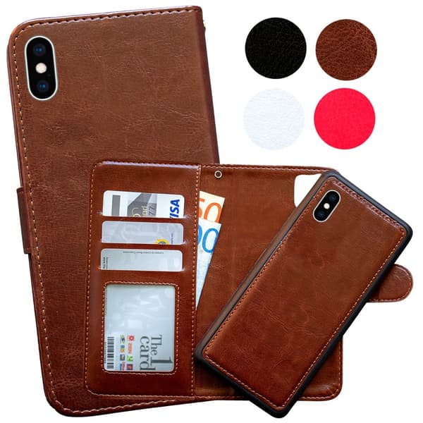 iPhone X/Xs - Plånboksfodral / Magnet Skal