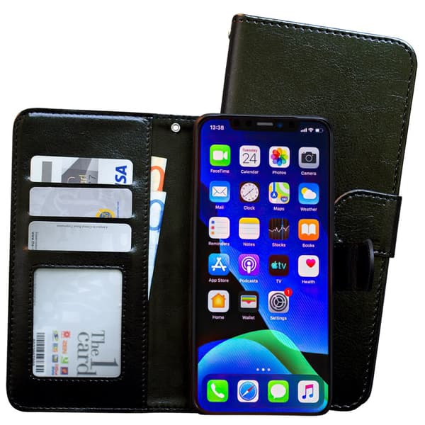 iPhone X/Xs - Plånboksfodral / Magnet Skal + Touchpenna