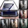 Miniatyrbild 2 av 11: Magnetiskt fodral dubbelsidigt härdat glas for Iphone 7/8/SE2020
