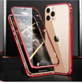 Miniatyrbild 1 av 11: Magnetiskt fodral dubbelsidigt härdat glas for Iphone XR