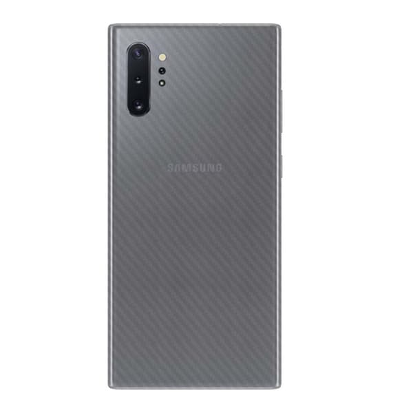 Galaxy Note 10 Plus Kolfiber Vinyl Skin Dekal Skyddsfilm Baksida