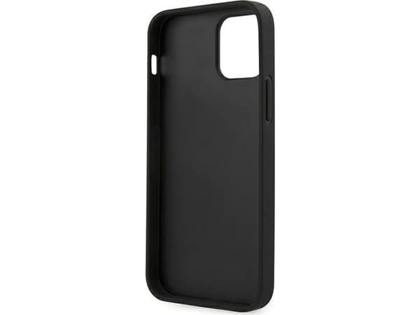 Deksel US Polo Assn US Polo USHCP12LPUGFLBK iPhone 12 Pro Max 6.7 Svart / Svart Polo Embroidery Collection