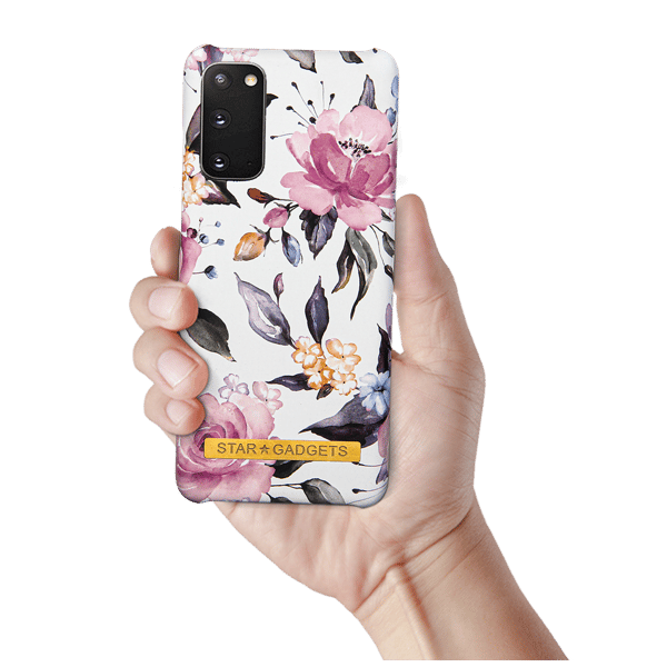 Samsung Galaxy S20 - Cover / Beskyttelse Flowers
