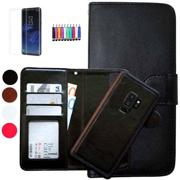 Komfort & Skydd: Samsung Galaxy S9 Plus Läderfodral Black