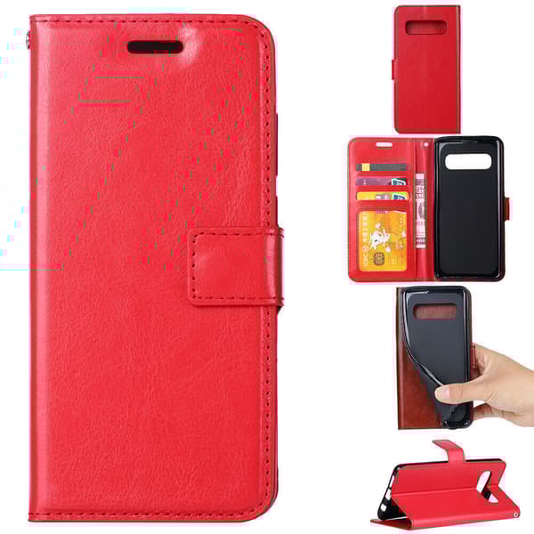 Samsung Galaxy S10 Plus - PU Leather Wallet Case