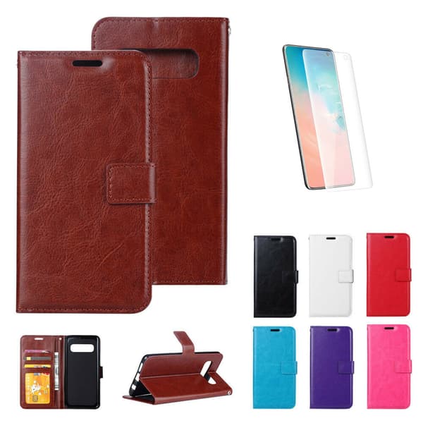Samsung Galaxy S10 Plus - PU Leather Wallet Case